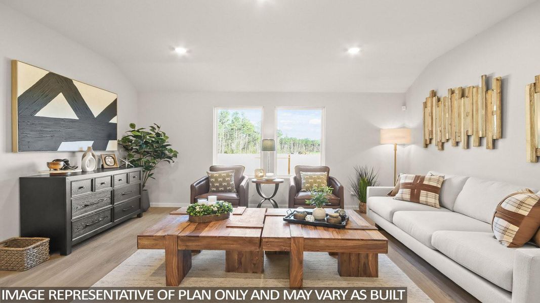 Furnished interior view inside a new home in Chapel Lakes, Montgomery (Image 10).