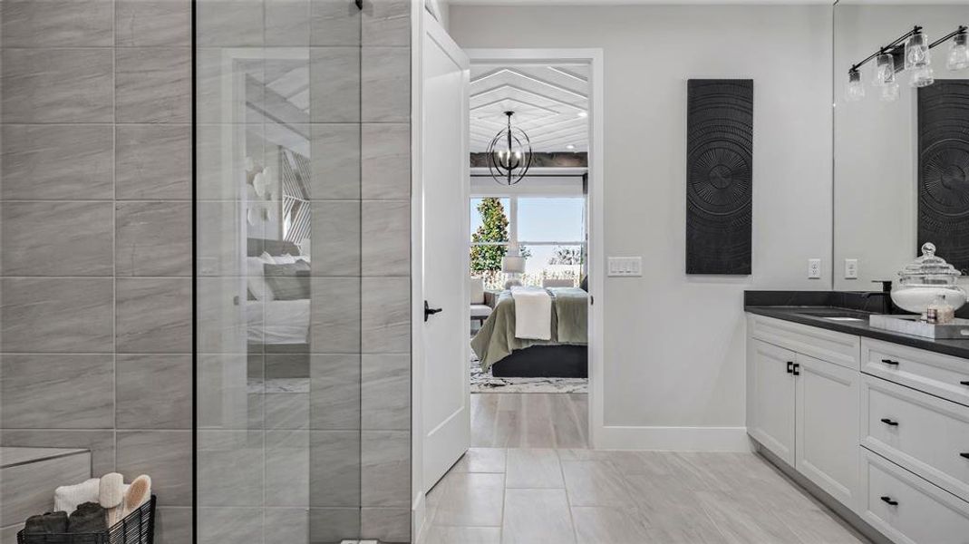 Furnished interior view inside a new home in Cresswind at Lake Harris, Tavares (Image 22).