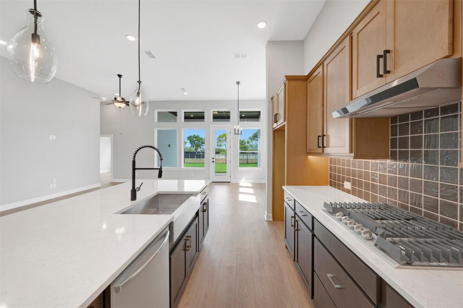 Furnished interior view inside a new home in Pomona - Reserve Collection, Manvel (Image 12).