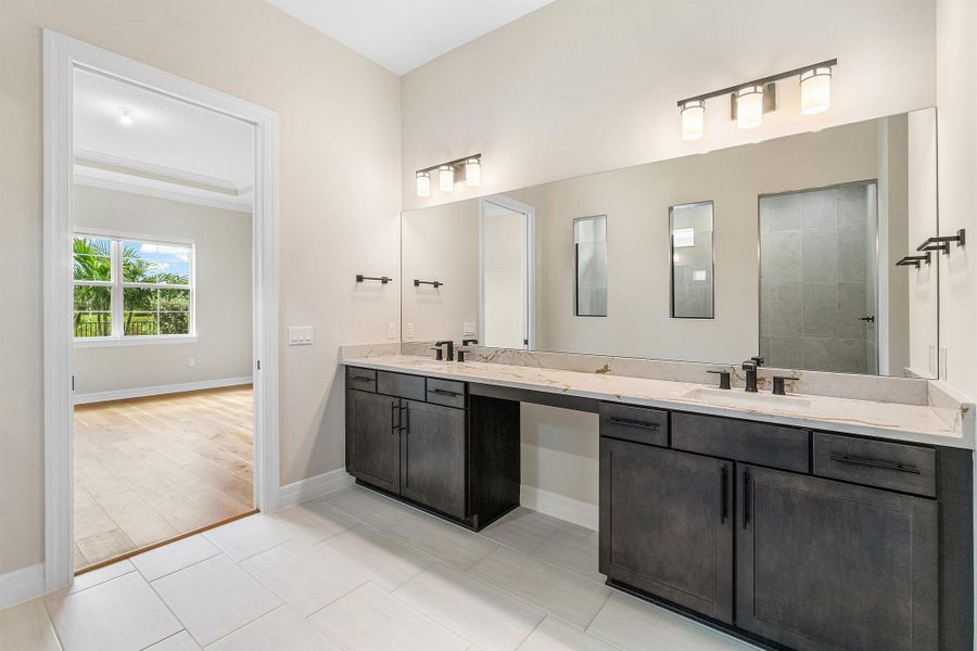 Furnished interior view inside a new home in , Palm Beach Gardens (Image 9).