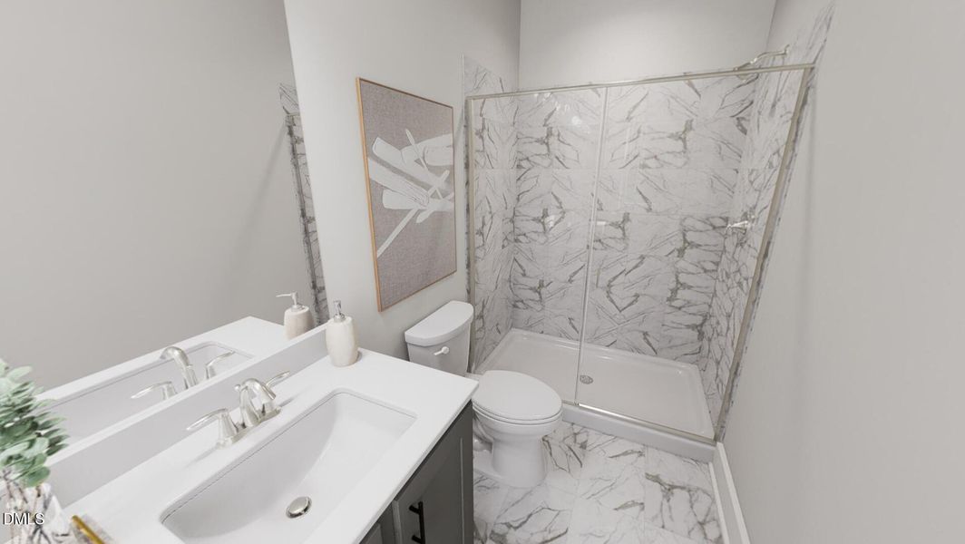 Walk In Shower - Yin & Yan Interior