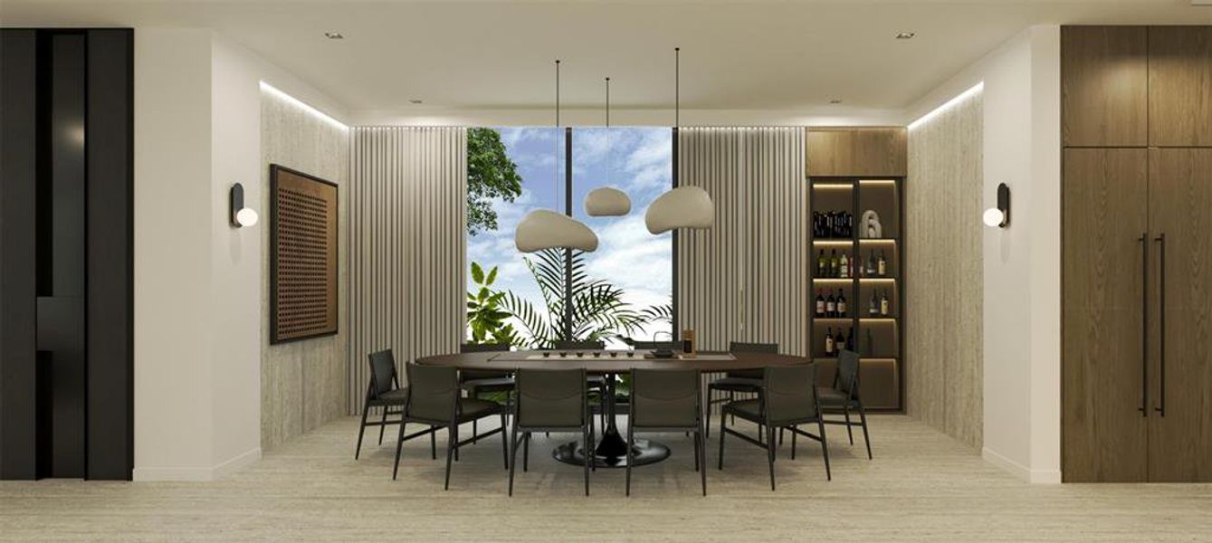 Furnished interior view inside a new home in , Heath (Image 11). Furnished interior view inside a new home in , Heath (Image 11).