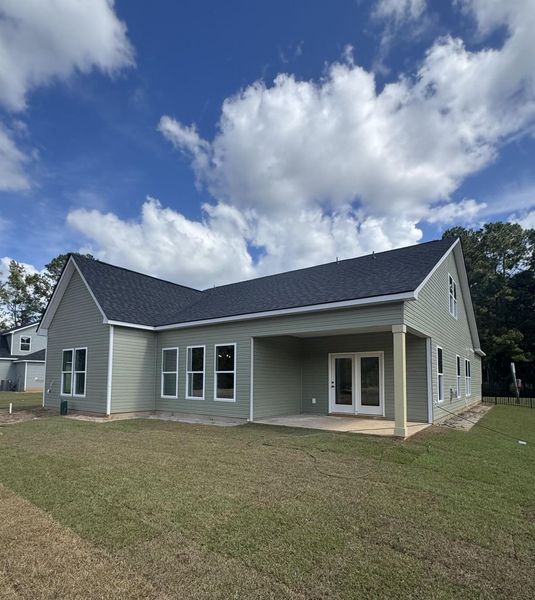 Exterior details and patio area of a home in Central Estates, Summerville (Image 3).