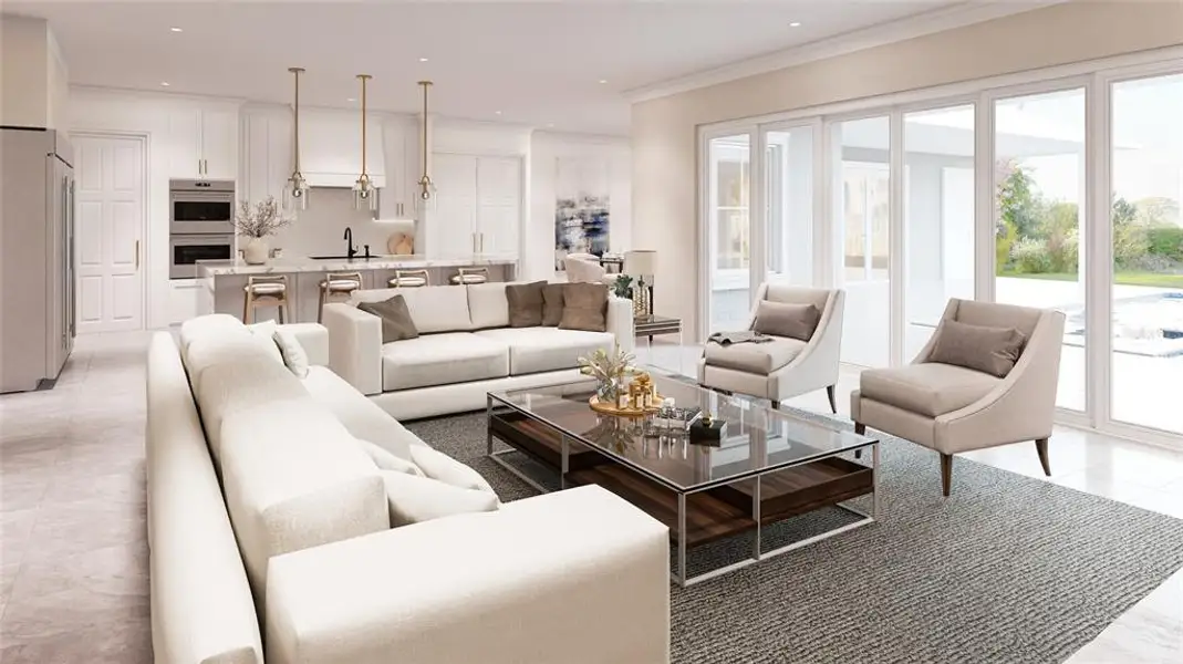 Furnished interior view inside a new home in , Seminole (Image 6). Furnished interior view inside a new home in , Seminole (Image 6).