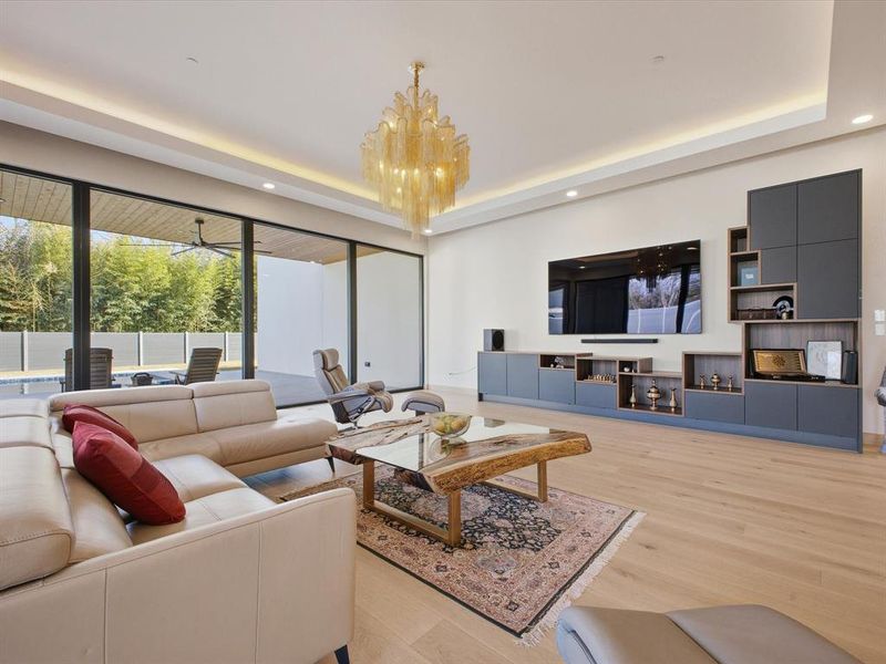 Furnished interior view inside a new home in , Dallas (Image 9).