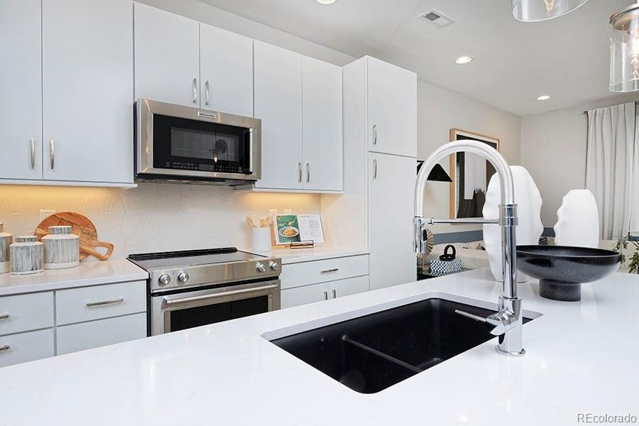 Furnished interior view inside a new home in , Denver (Image 3).