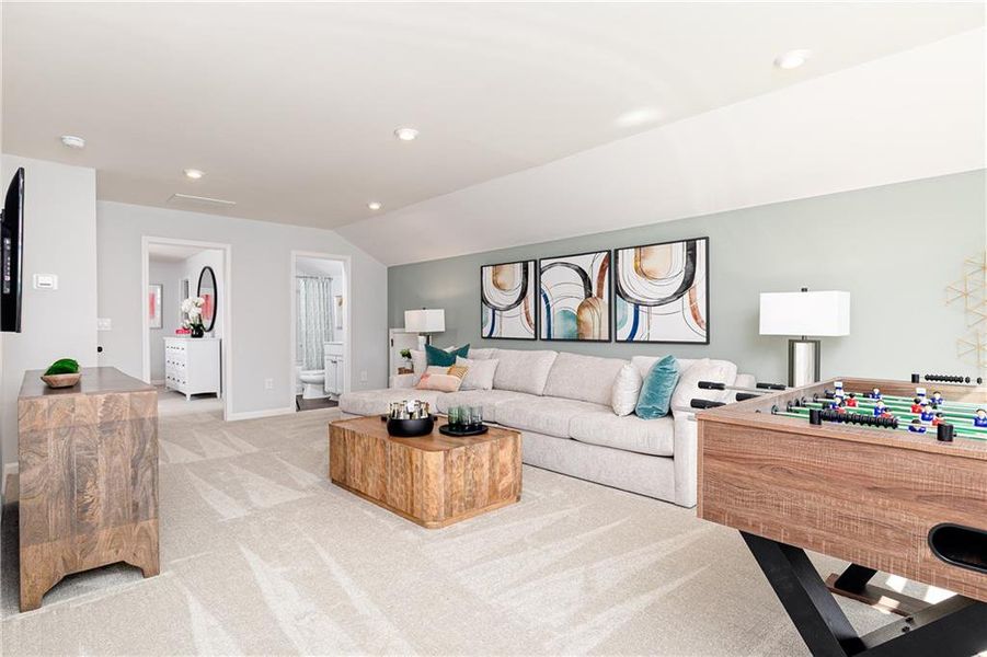 Furnished interior view inside a new home in Rhodes Glen, Lawrenceville (Image 30).