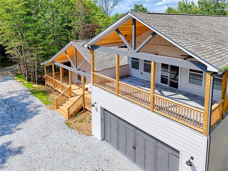Front exterior of a new home in , Clayton, GA, highlighting curb appeal (Image 29).