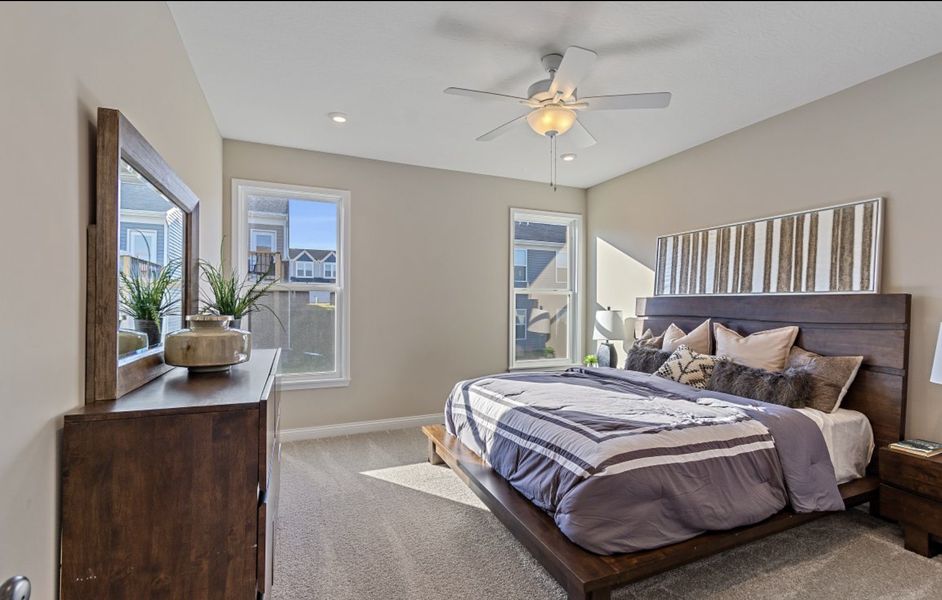 Representative furnished interior of a home built from the Edenton by Fischer Homes in Savannah Lakes, Hiram (Image 10).