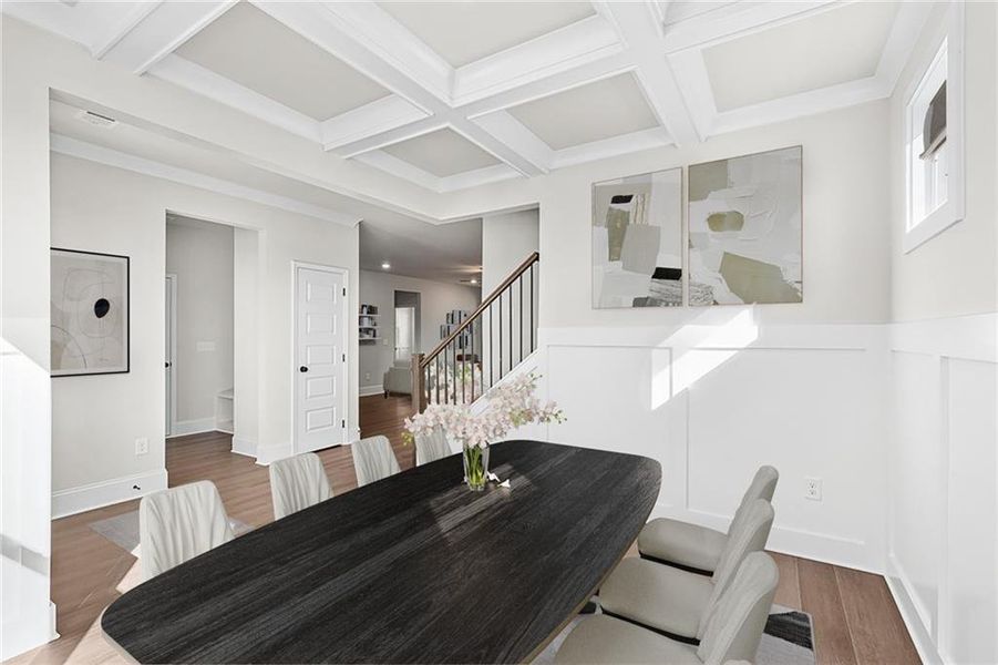 Furnished interior view inside a new home in Salacoa, Calhoun (Image 21).