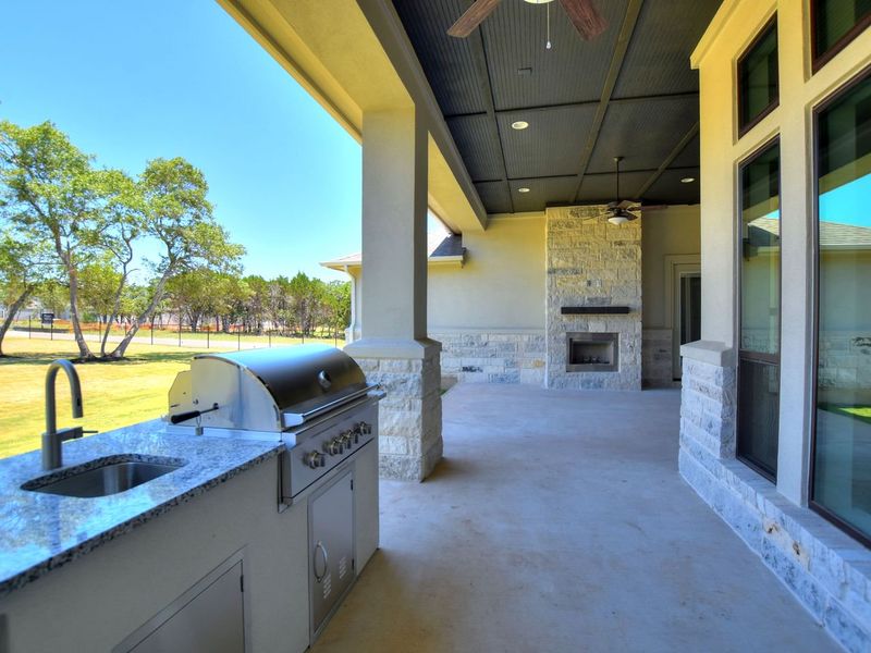 Representative exterior details of a home built from the Avalon by Giddens Homes in Scofield Farms Estates, Georgetown (Image 55).