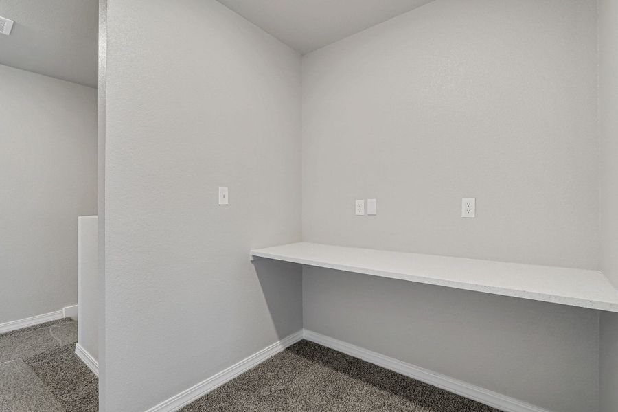 Representative unfurnished interior of a home built from the Texas Olive by View Homes in Emerald Estates, Horizon City (Image 38). Representative unfurnished interior of a home built from the Texas Olive by View Homes in Emerald Estates, Horizon City (Image 38).