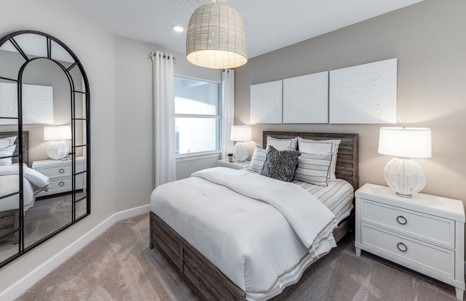 Furnished interior view inside a new home in BeachWalk by Manasota Key, Englewood (Image 10).