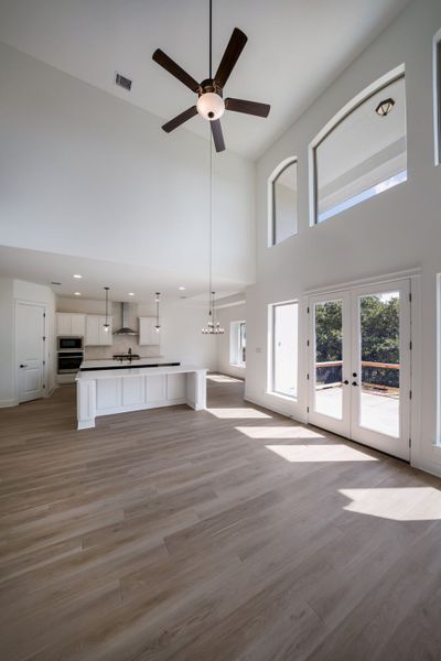 Representative unfurnished interior of a home built from the The Travis by Whitestone Custom Homes in Johnson Ranch, Bulverde (Image 40).