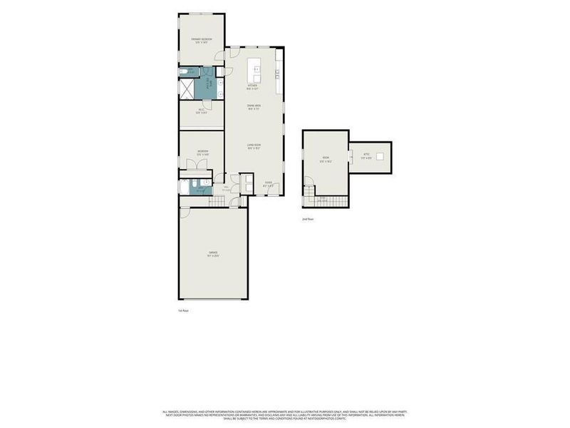 2D floor plan layout of this home in , Hoschton, GA (Image 5).