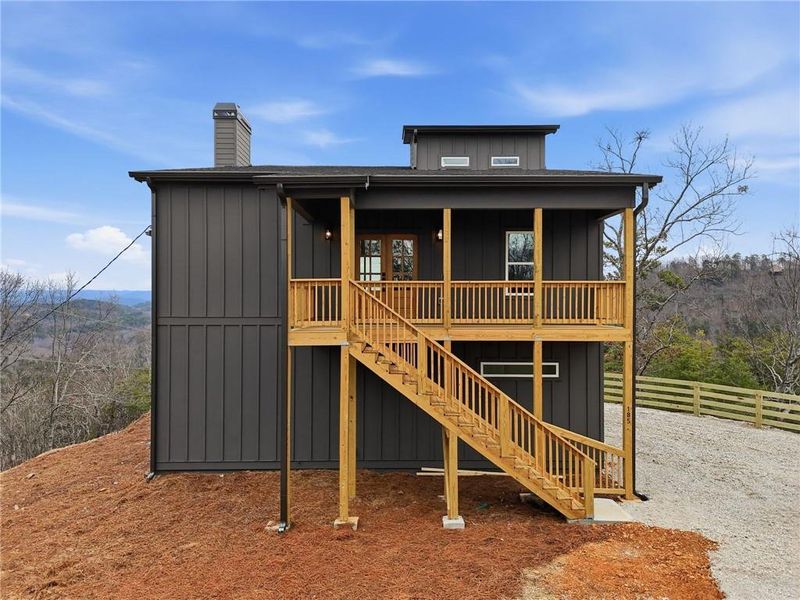 Exterior details and patio area of a home in , Ranger (Image 34).