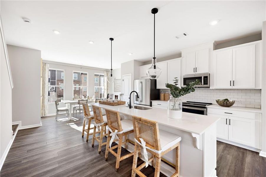 Furnished interior view inside a new home in Waverly at Buice Lake, Acworth (Image 15).