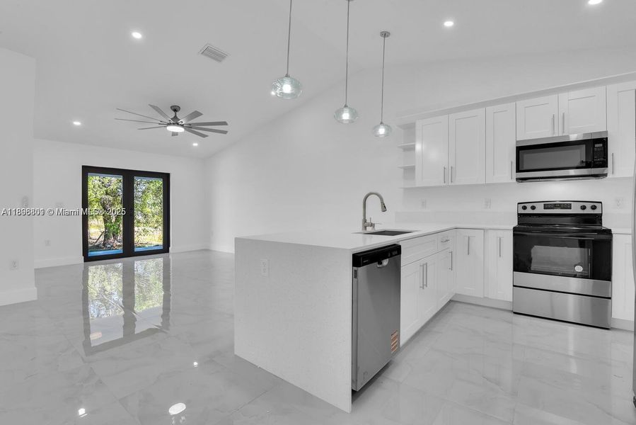 Furnished interior view inside a new home in , Lehigh Acres (Image 10).