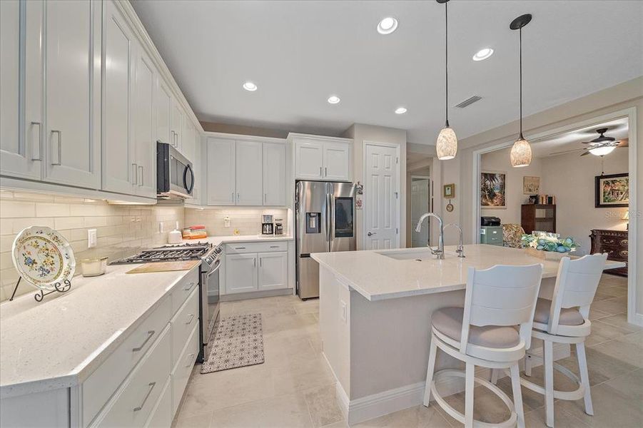 Furnished interior view inside a new home in The Laurels Villas, Parrish (Image 27).