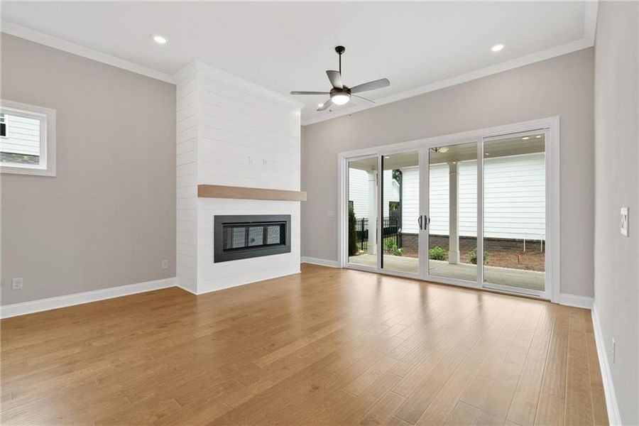 Spacious, unfurnished interior of a new home in Promenade at Sawnee Village, Cumming (Image 30).