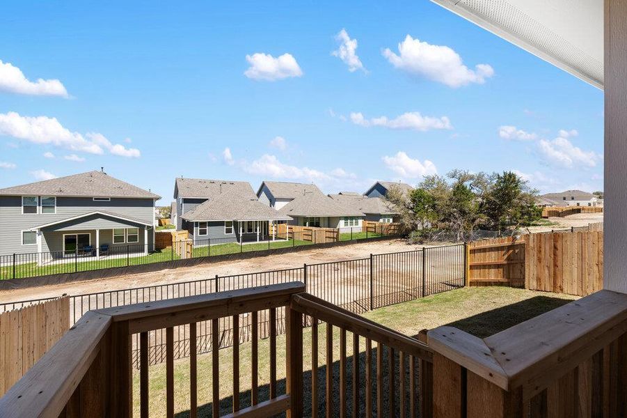 Exterior details and patio area of a home in Cannon Ranch, Dripping Springs (Image 23).
