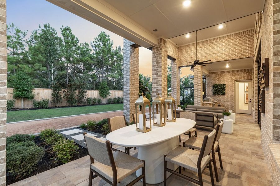 Representative Patio - some options shown Representative Patio - some options shown