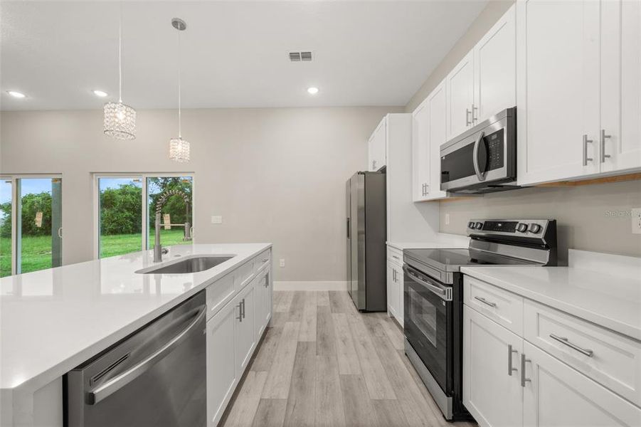 Furnished interior view inside a new home in , Sebring (Image 10).