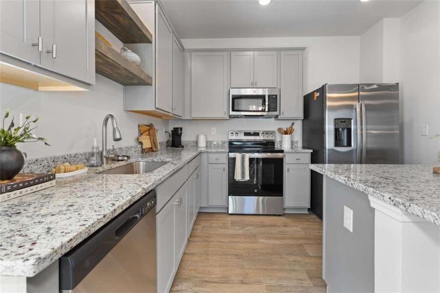 Furnished interior view inside a new home in Azalea Hills, Temple (Image 8).