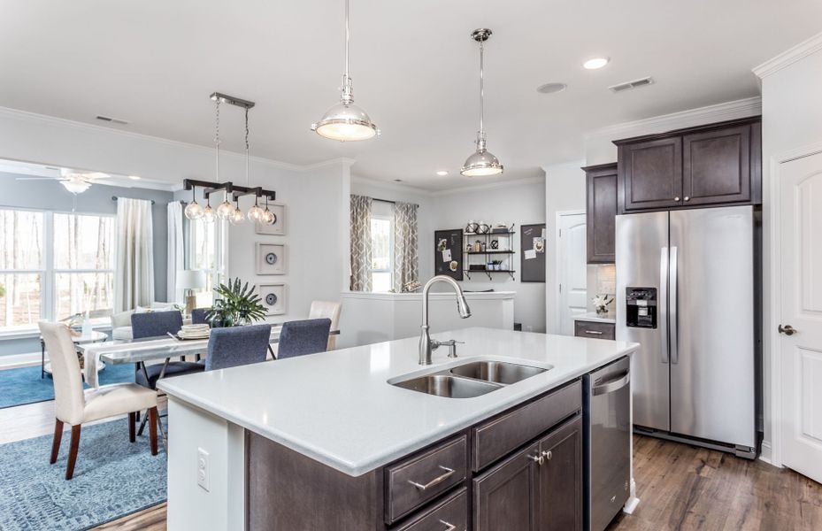 Furnished interior view inside a new home in Cannon Run, Concord (Image 11).