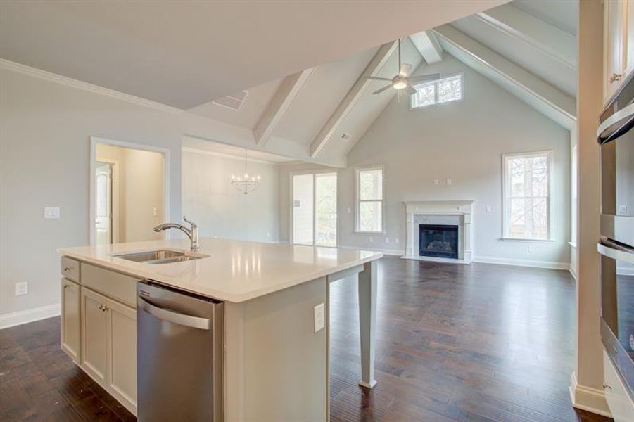 Furnished interior view inside a new home in Terraces at Paravel, Acworth (Image 9).