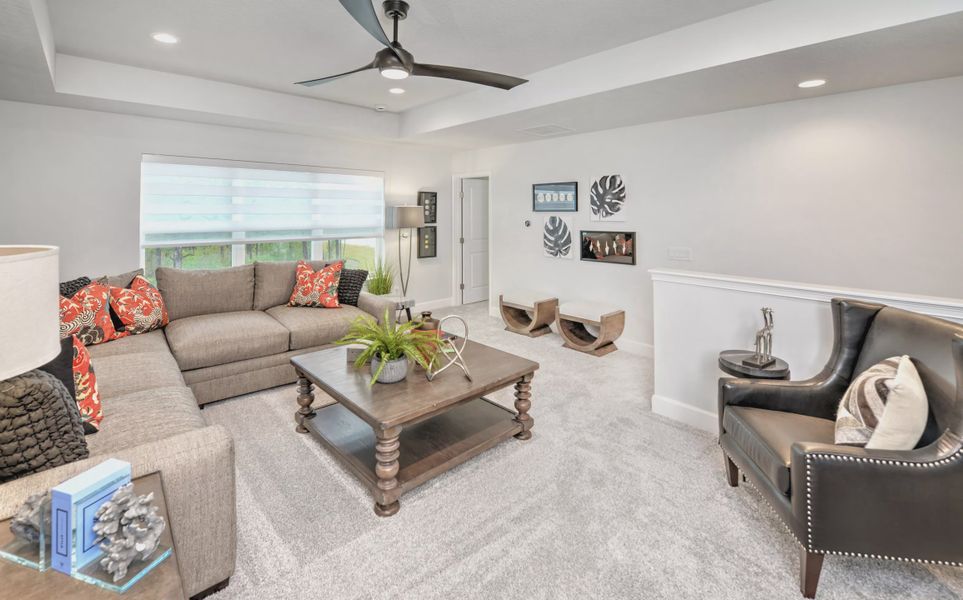 Furnished interior view inside a new home in Woodhaven, Port Orange (Image 12).