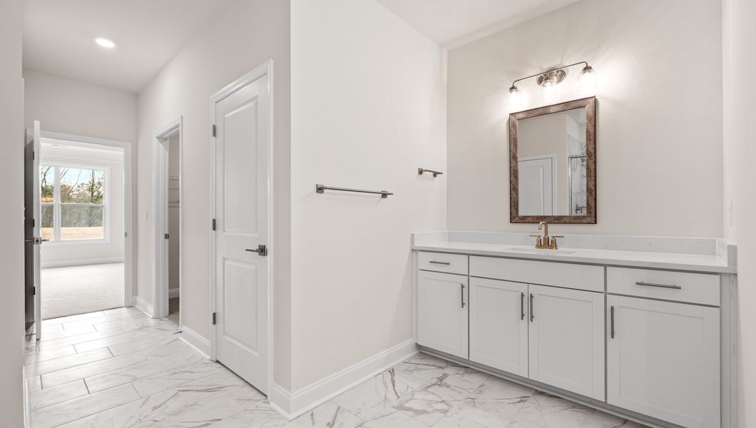 Furnished interior view inside a new home in Campbell Ridge, Piedmont (Image 11).