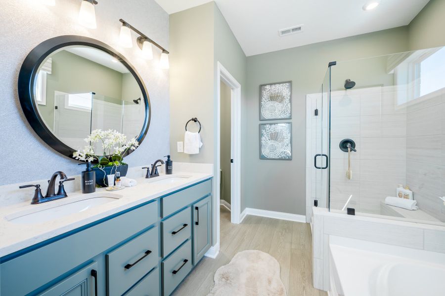 Representative furnished interior of a home built from the Magnolia by Fischer Homes in Vista Hills, Louisville (Image 25).