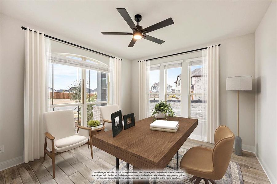 Furnished interior view inside a new home in Sonoma Verde, McLendon-Chisholm (Image 8).