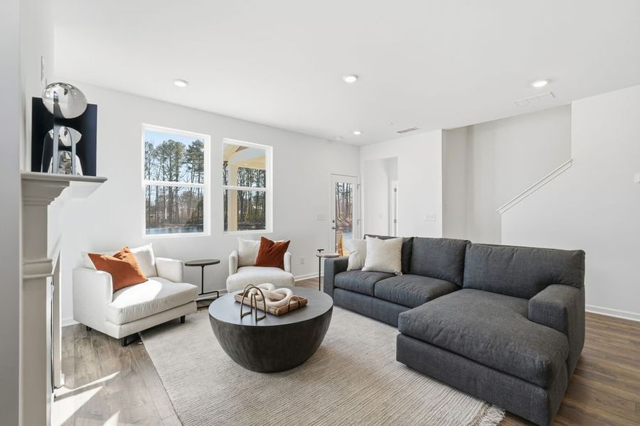 Representative furnished interior of a home built from the Norcross by Taylor Morrison in Windance Lake, Loganville (Image 19).