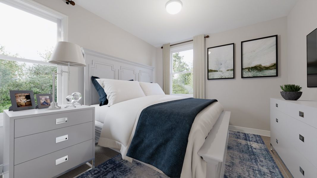 Representative furnished interior of a home built from the Grayson by Parkside Builders in Anderson Park, Hendersonville (Image 12).