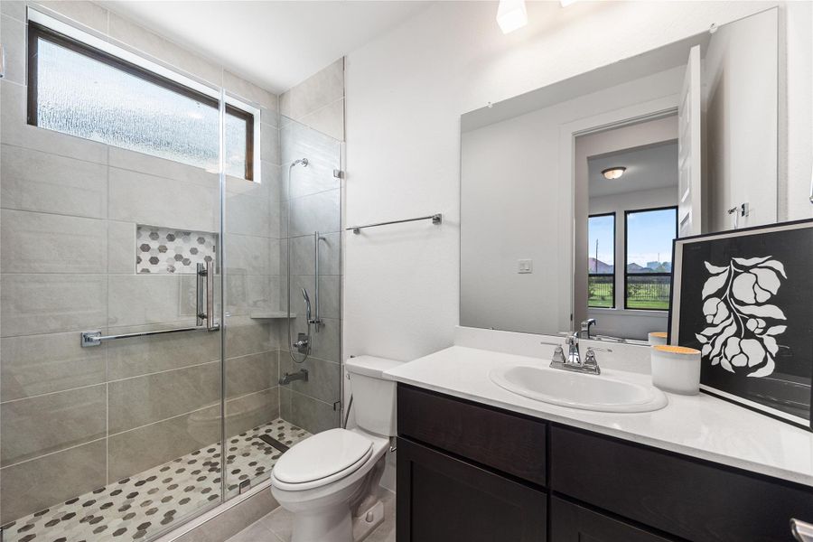 Furnished interior view inside a new home in Harvest Green, Richmond (Image 12).
