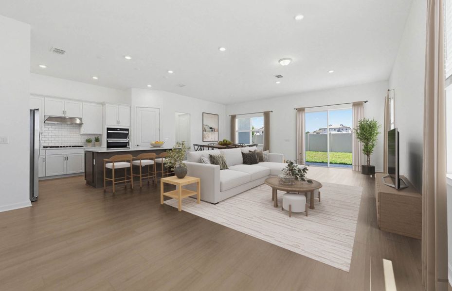 Furnished interior view inside a new home in Vida's Way, Wesley Chapel (Image 8).