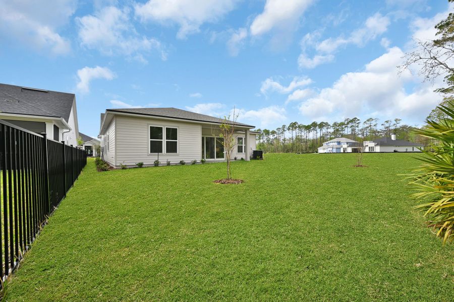 Representative exterior details of a home built from the Hudson II by Riverside Homes in Hidden Creek at SilverLeaf 70' Series, St. Augustine (Image 26).