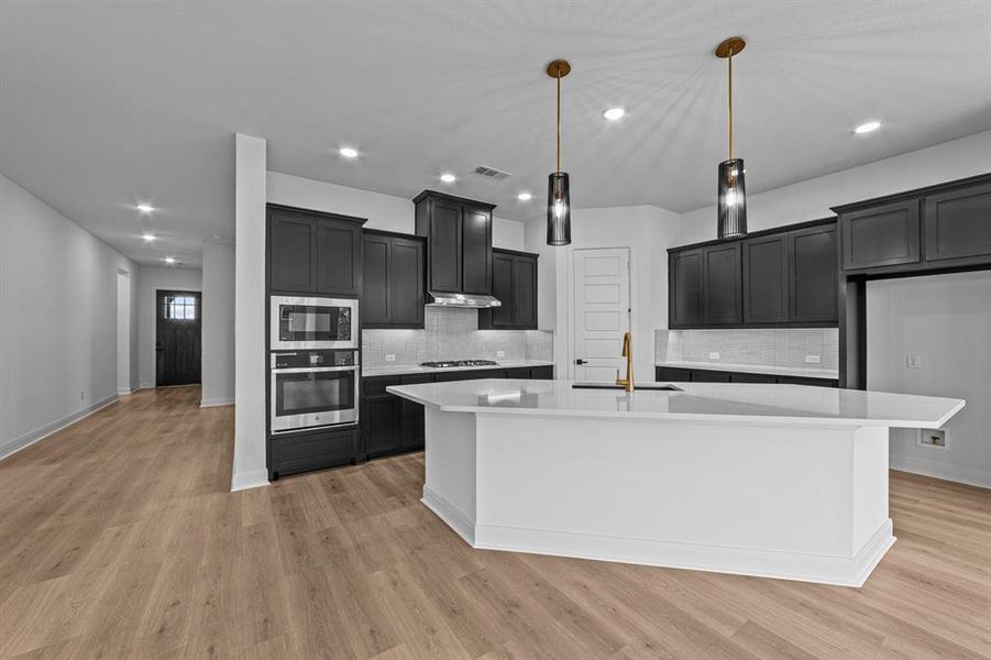 Furnished interior view inside a new home in Treeline, Justin (Image 9).