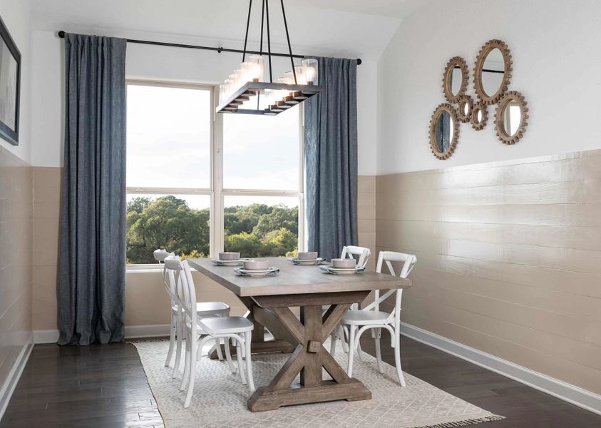 Representative furnished interior of a home built from the Blanco by Ashton Woods in Saddlebrook Ranch, Schertz (Image 3).