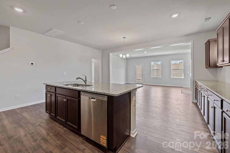 Furnished interior view inside a new home in McFarland Estates, York (Image 11).