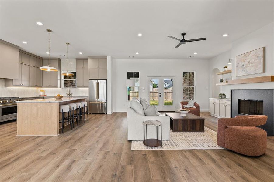 Furnished interior view inside a new home in , Robinson (Image 5).