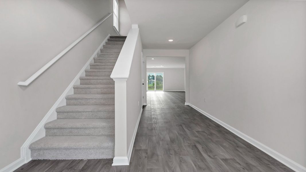 Representative unfurnished interior of a home built from the ROBIE by D.R. Horton in Ferry Grove, Lexington (Image 26).