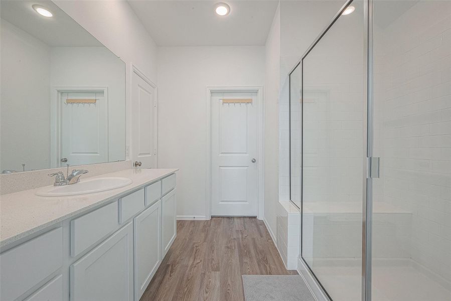 Furnished interior view inside a new home in Sendero: Wildflower II Collection, Rosenberg (Image 4).