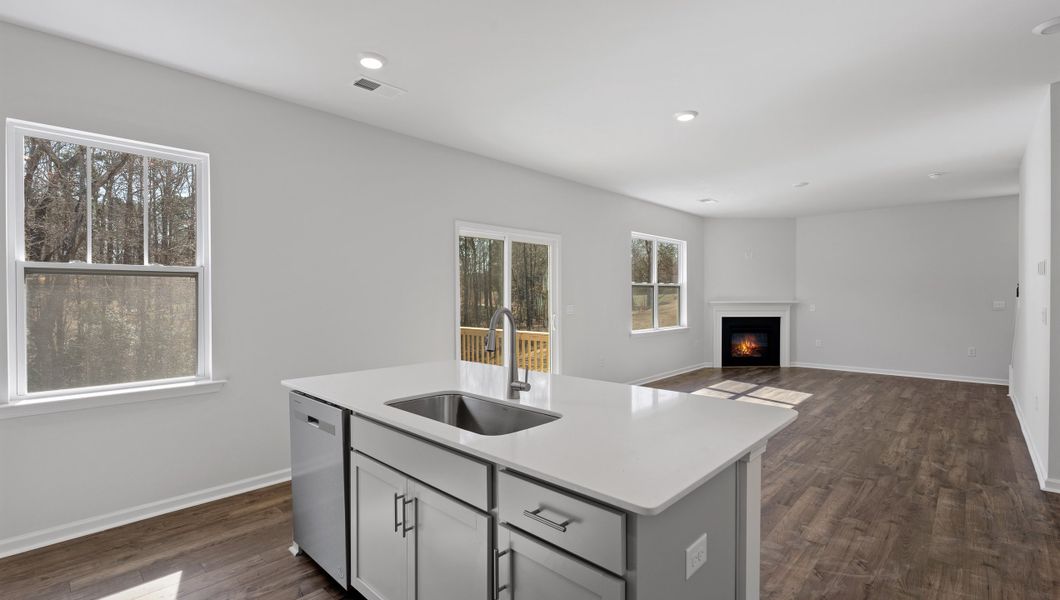 Furnished interior view inside a new home in Spring Ridge, Anderson (Image 9).