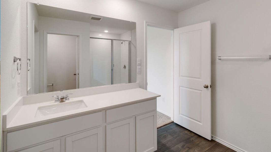 Furnished interior view inside a new home in Valverde, Bastrop (Image 7).