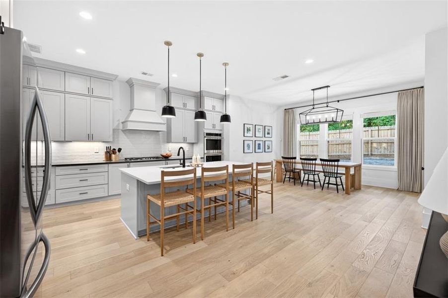 Furnished interior view inside a new home in Town Farms, Peachtree Corners (Image 50).