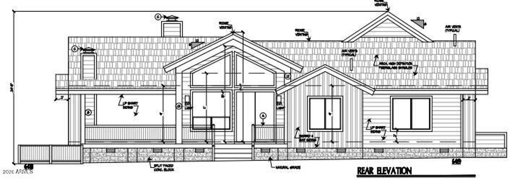 2304 - Rear Elevation 2304 - Rear Elevation