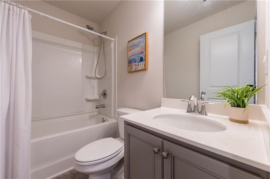 Furnished interior view inside a new home in , Hoschton (Image 11).